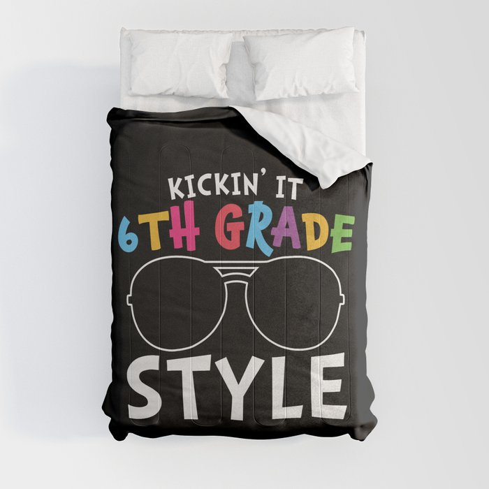 Kickin' It 6th Grade Style Comforter