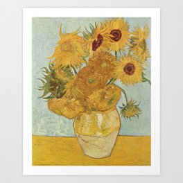 Van Gogh Sunflowers Art Print