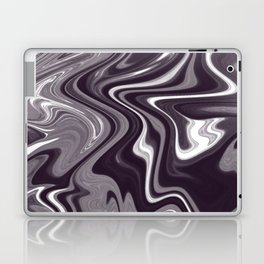 Black and White Groovy Pattern Laptop & iPad Skin