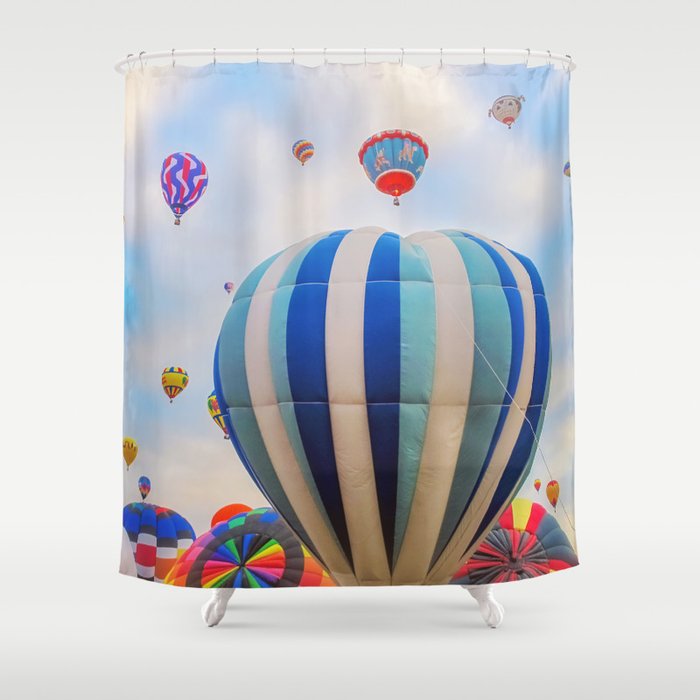 Balloon Fiesta Shower Curtain