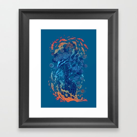 point of infinity Framed Art Print