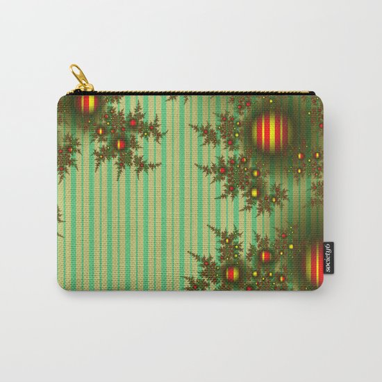 Vintage Christmas fractal Carry-All Pouch