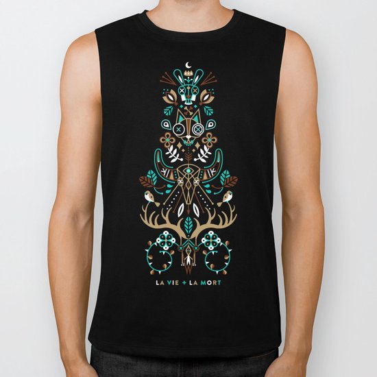 La Vie & La Mort – Navy Biker Tank