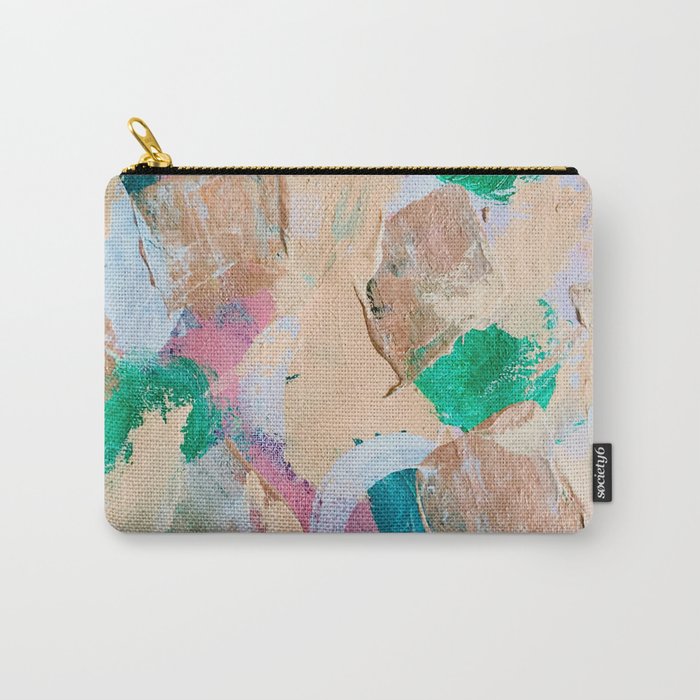 Mocha Chills, Abstract Carry-All Pouch