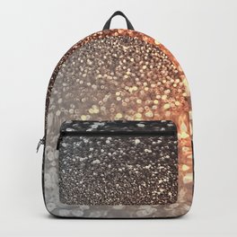 Tortilla brown Glitter effect - Sparkle and Glamour Backpack