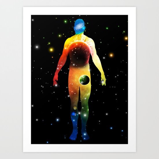 The Universe is in Us Art Print
