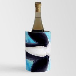 Orca whale swimming underwater Wine Chiller