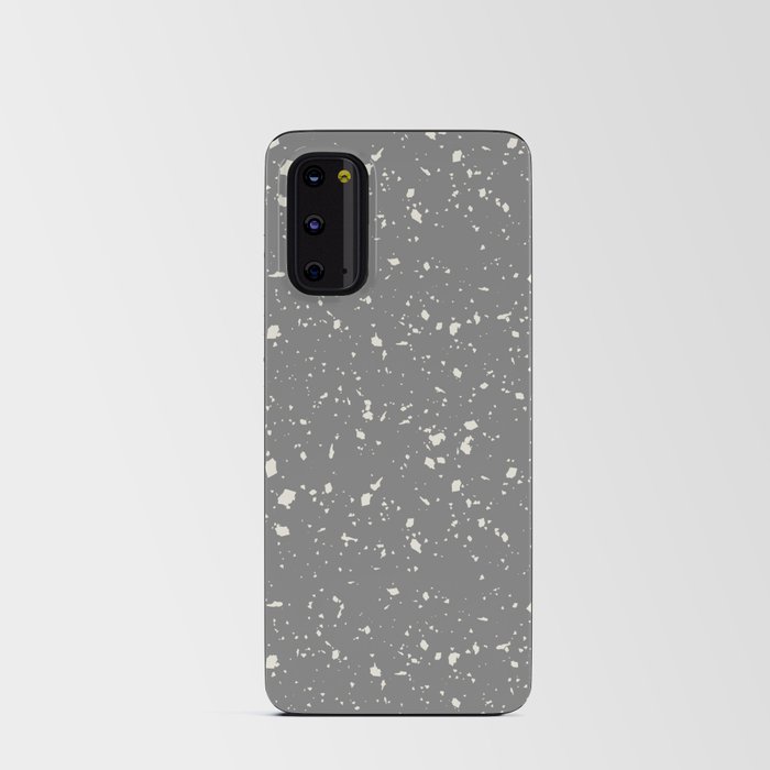 Grey Terrazzo Seamless Pattern Android Card Case