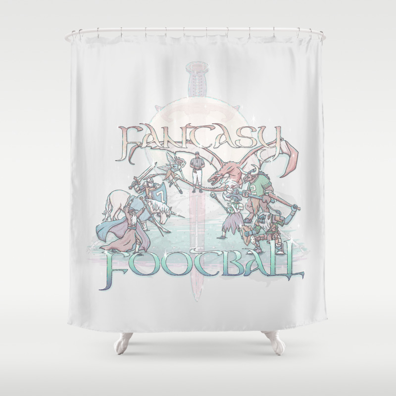 Fantasy Football Shower Curtain By Taylorrose Society6