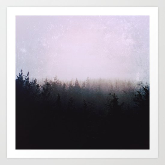 I want to be wherever you are Art Print
