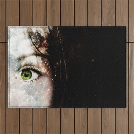 Eyes of a child Outdoor Rug