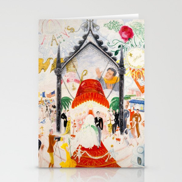 The Cathedrals of Fifth Avenue by Florine Stettheimer, 1931 Stationery Cards