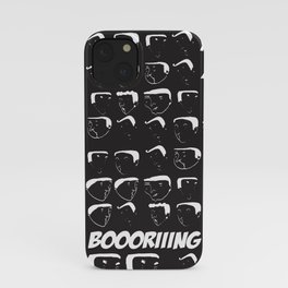 booooring(black) iPhone Case