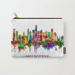 Melbourne Australia Skyline Carry-All Pouch