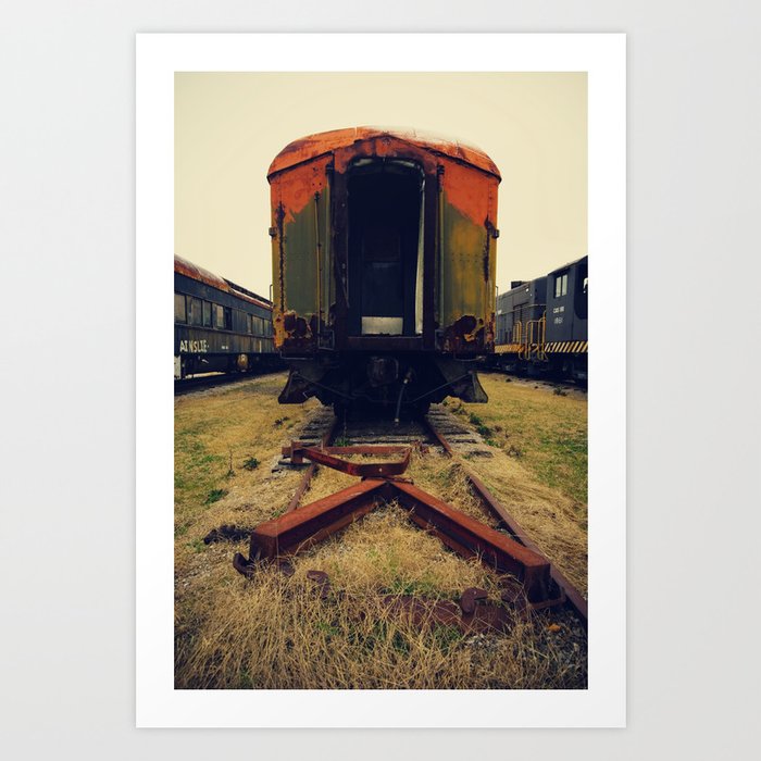 Locomotive at Rest Art Print