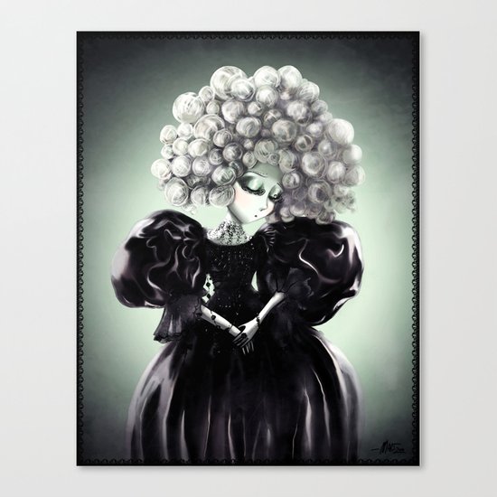 Lady Nuit Canvas Print