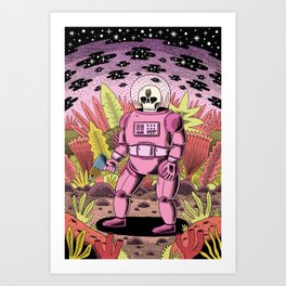 The Dead Spaceman Art Print