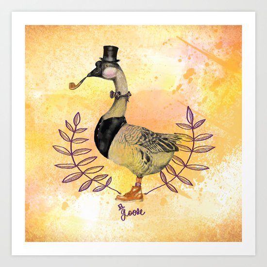 Mr.Goose I Art Print