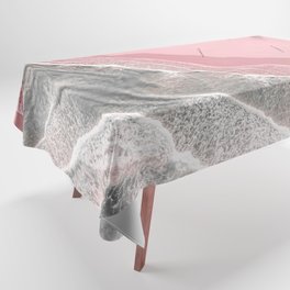 Pink Beach Tablecloth