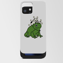 Frog With A Cowboy Hat iPhone Card Case