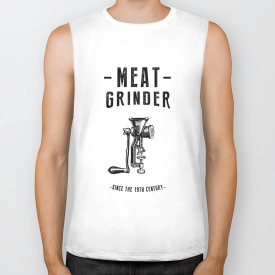 Meat Grinder Biker Tank