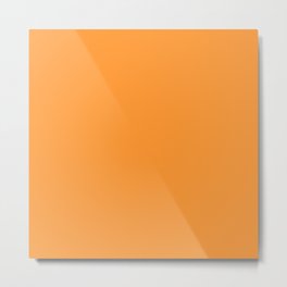 Sunburnt Orange Metal Print | Pattern, Window Curtains, Home, Digital, Burnt Orange, Solid Colors, Sunburnt Orange, Apricot, Decor, Orange 