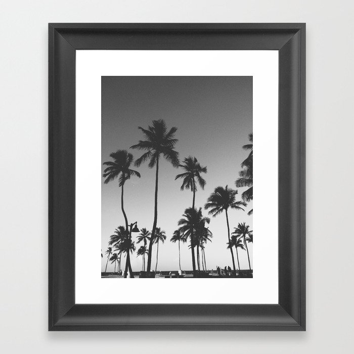 Palm Trees II Framed Art Print