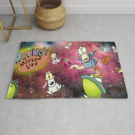 Rocko's Modern Space-Life Area & Throw Rug