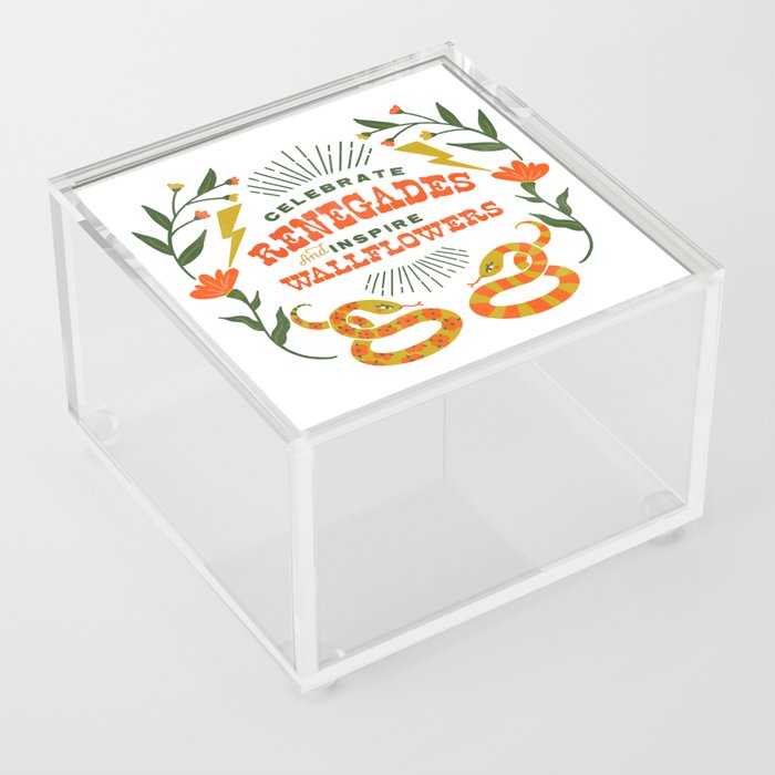 Celebrate Renegades & Inspire Wallflowers Acrylic Box