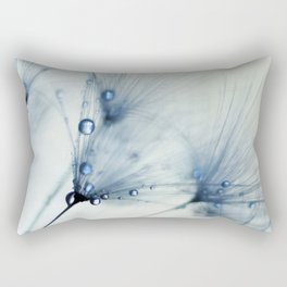 Dandelion Blue II - flower photography - nature Rectangular Pillow