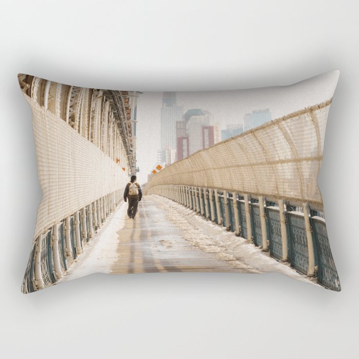 Manhattan Bridge NYC Rectangular Pillow