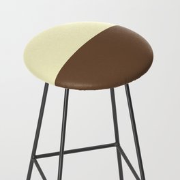 Coffee and Cream Solid Colors Bar Stool
