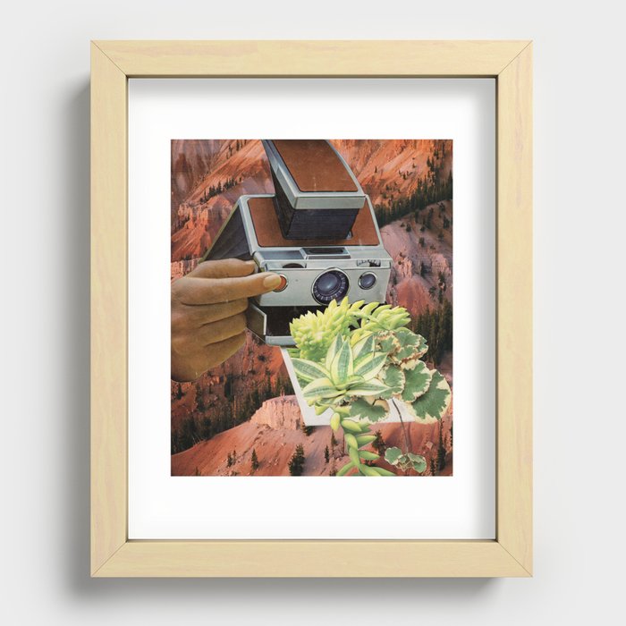 Desert Film Recessed Framed Print