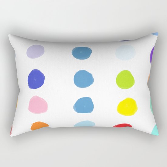 Color Palette Rectangular Pillow
