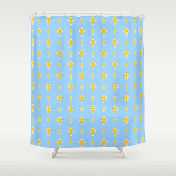 Christian Cross 57 Shower Curtain