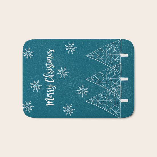 Merry Christmas Bath Mat