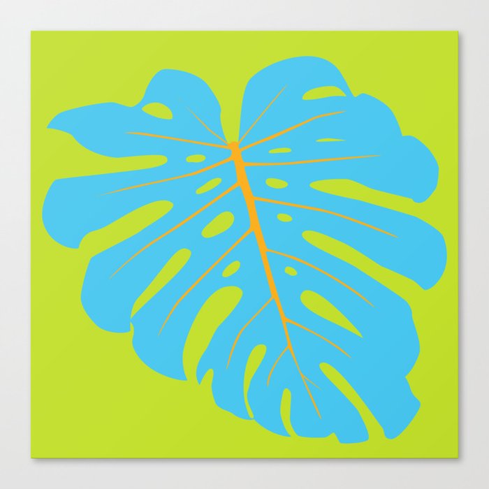 Tropical Leaf - Monstera Canvas Print
