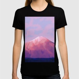 Mt Fuji - Abstract Sunset Landscape T-shirt