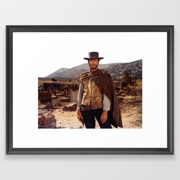 Clint Eastwood Framed Art Print