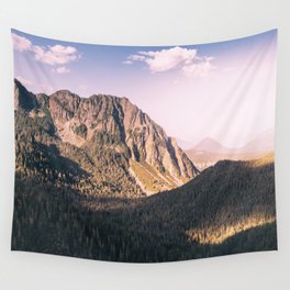 Summertime Sunset - Mount Rainier National Park Wall Tapestry