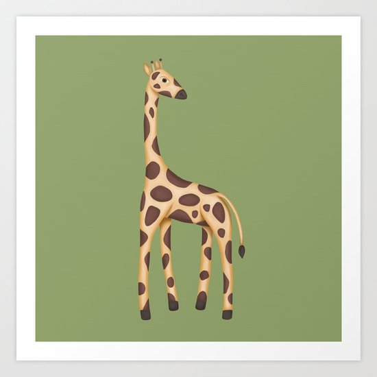 Giraffe Art Print