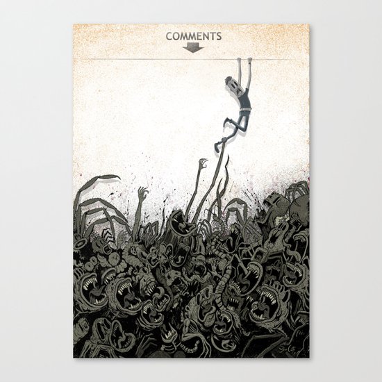 Dungeons Of The Internet Canvas Print