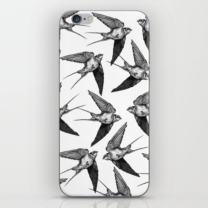 Flying Swallow Bird iPhone Skin