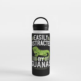 Green Iguana Lizard Cage Hunting Reptile Water Bottle