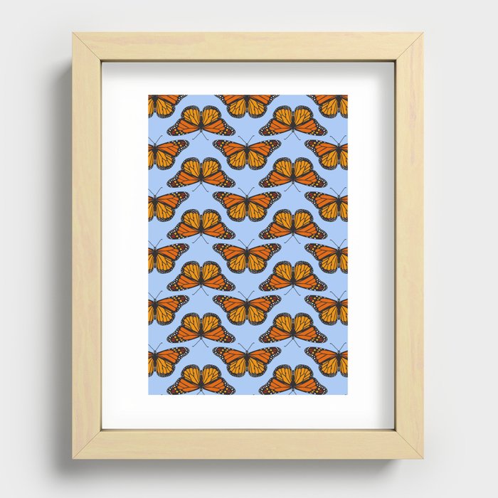Monarch butterflies Recessed Framed Print