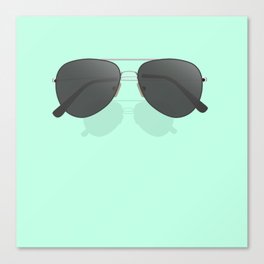 Aviator sunglasses Canvas Print