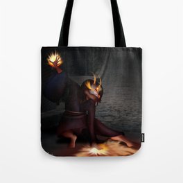 Playing With Fire Tote Bag