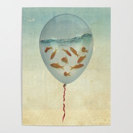 balloon fish 03 Poster
