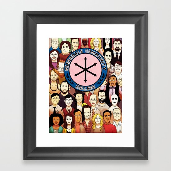 Greendale Human Beings Framed Art Print