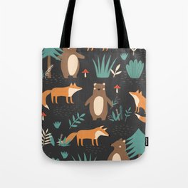 Woodland animals Tote Bag